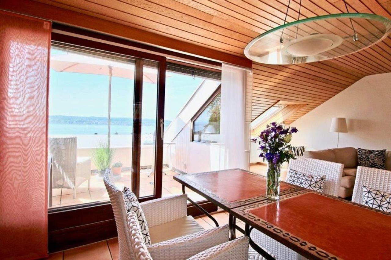 Ferienwohnung Mit Seeblick Und Dachterrasse In Ueberlingen Exterior photo
